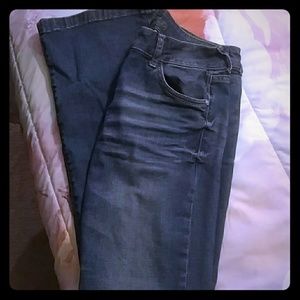 Delia's brand bootleg denim jeans
